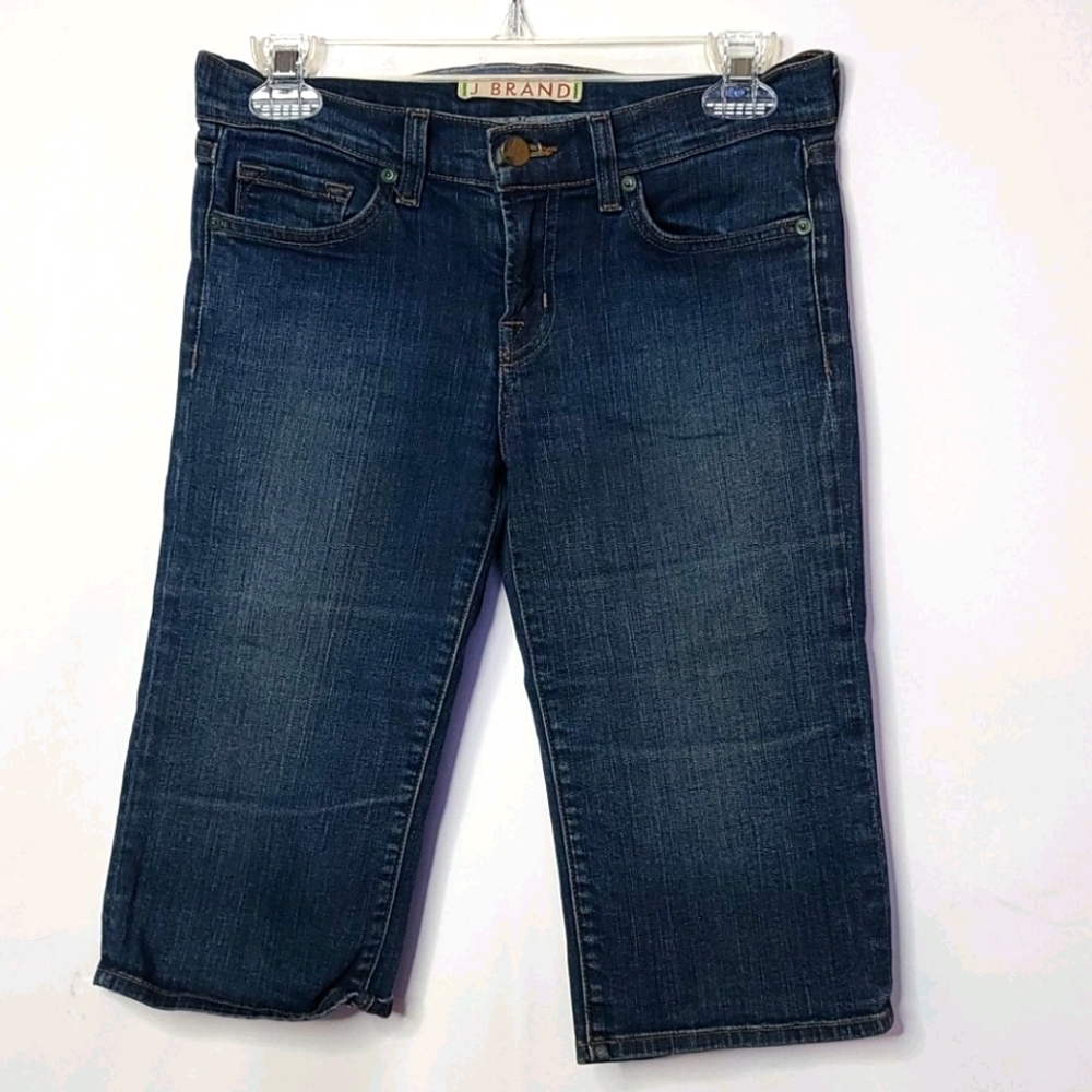 J Brand jean blue denim capri Bermuda shorts sz 25